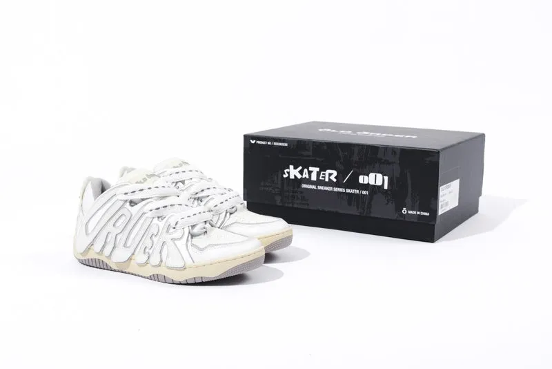 Skater/001 Sneaker Vintage White - Image 4