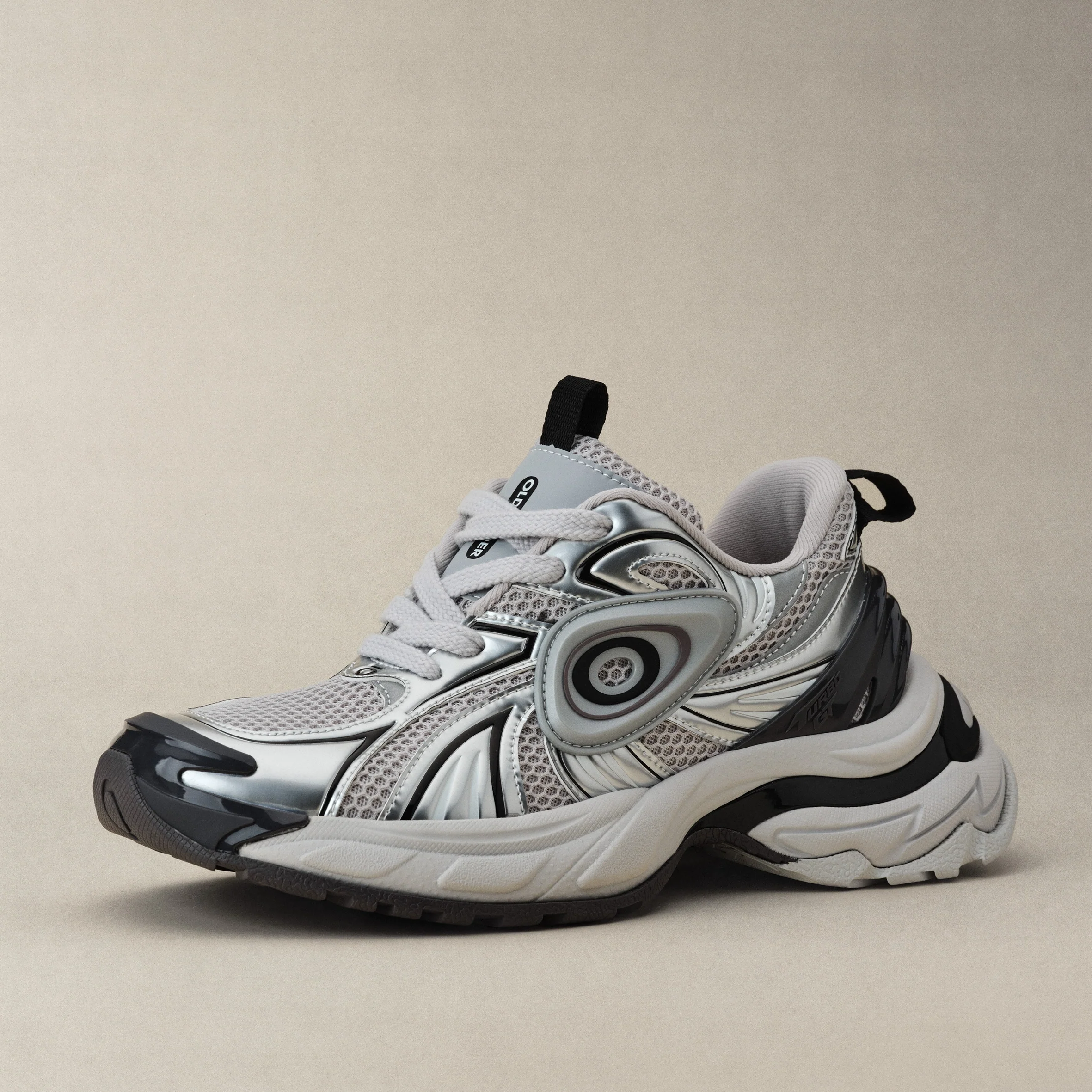 Turbo GT Running Shoes White Silver - Image 4