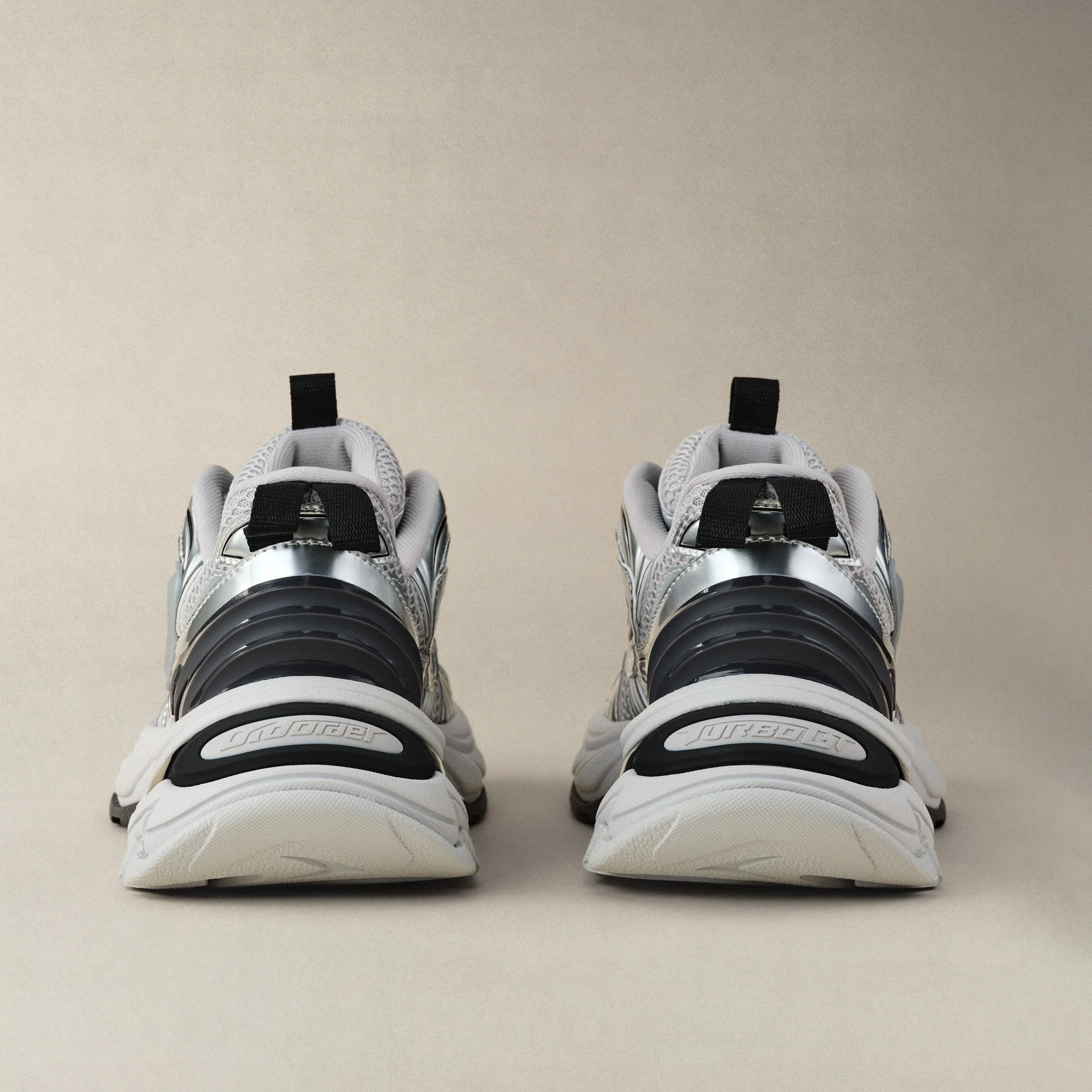 Turbo GT Running Shoes White Silver - Image 5