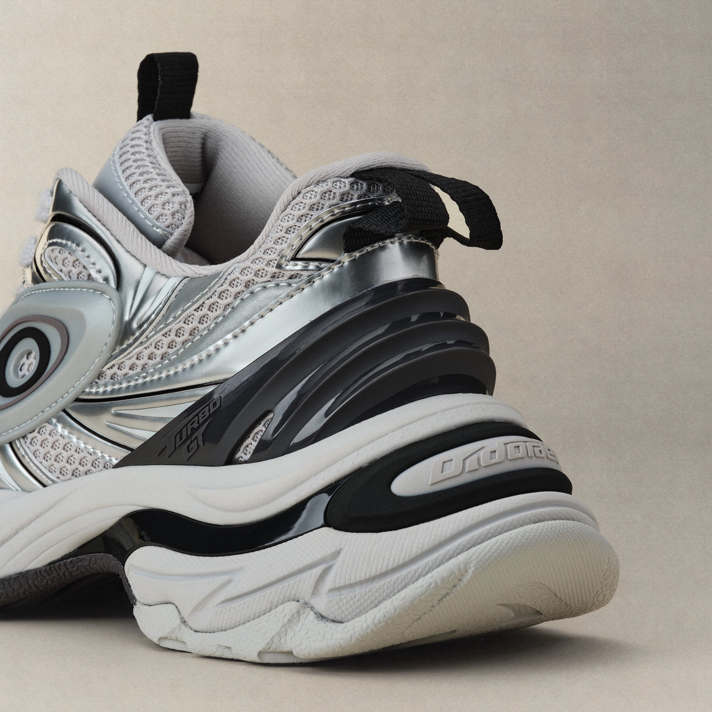 Turbo GT Running Shoes White Silver - Image 8