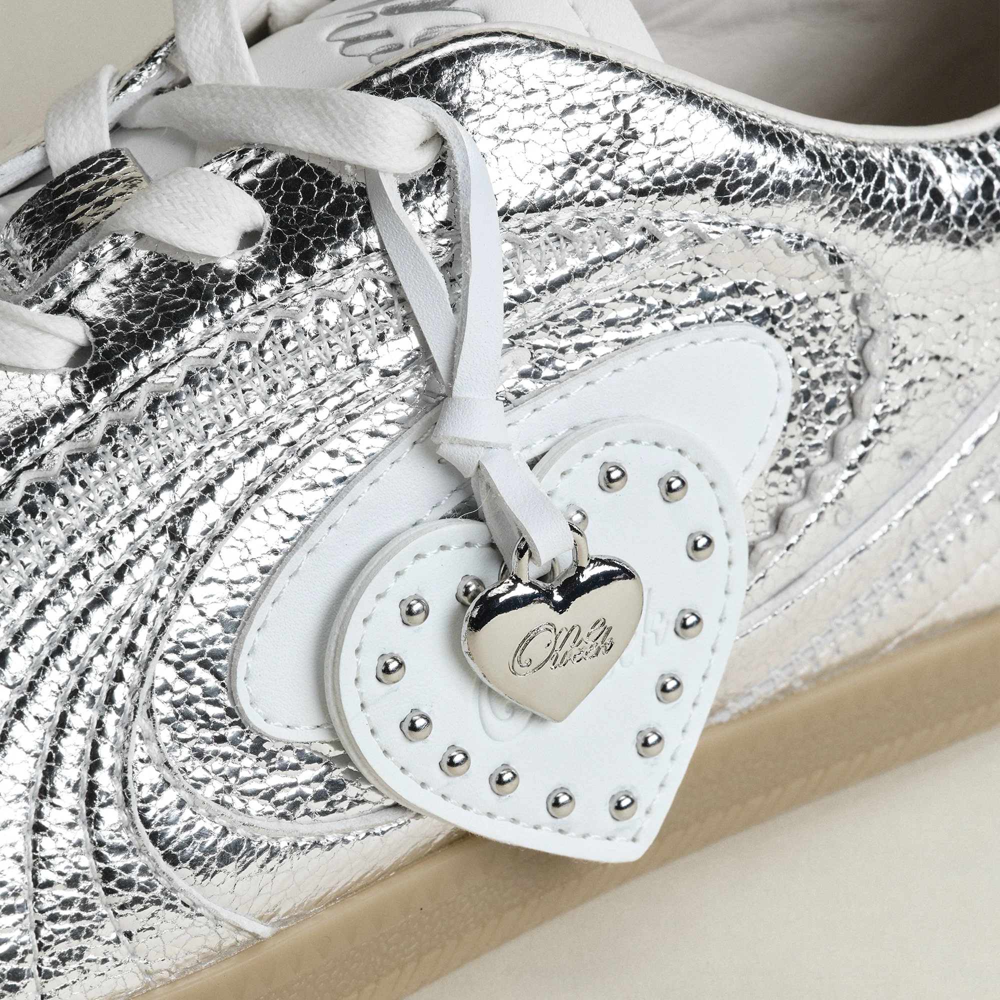 One Week Crackle Trainer - Silvered Wood - Image 3