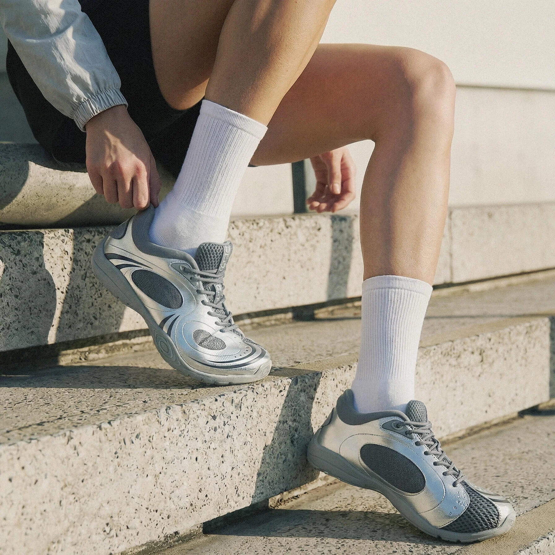 Trainer Track Shoes Silver Pyroxene Air-Mesh - Image 4